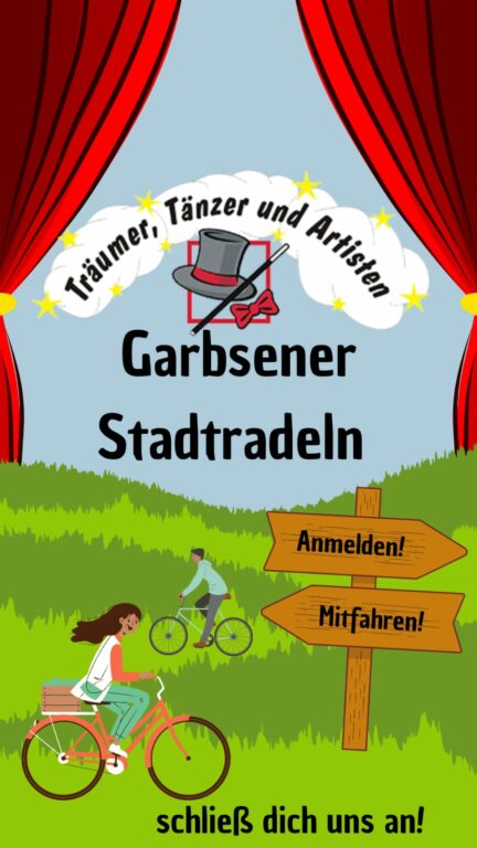 Stadtradeln: Die “Träumer, Tänzer und Artisten” bilden ein Team !