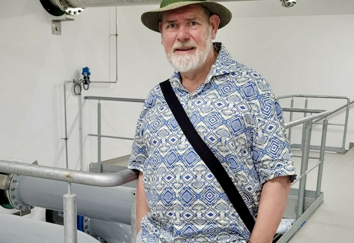M. Porbeck im Wasserwerk Esloh (Foto_ Porbeck)
