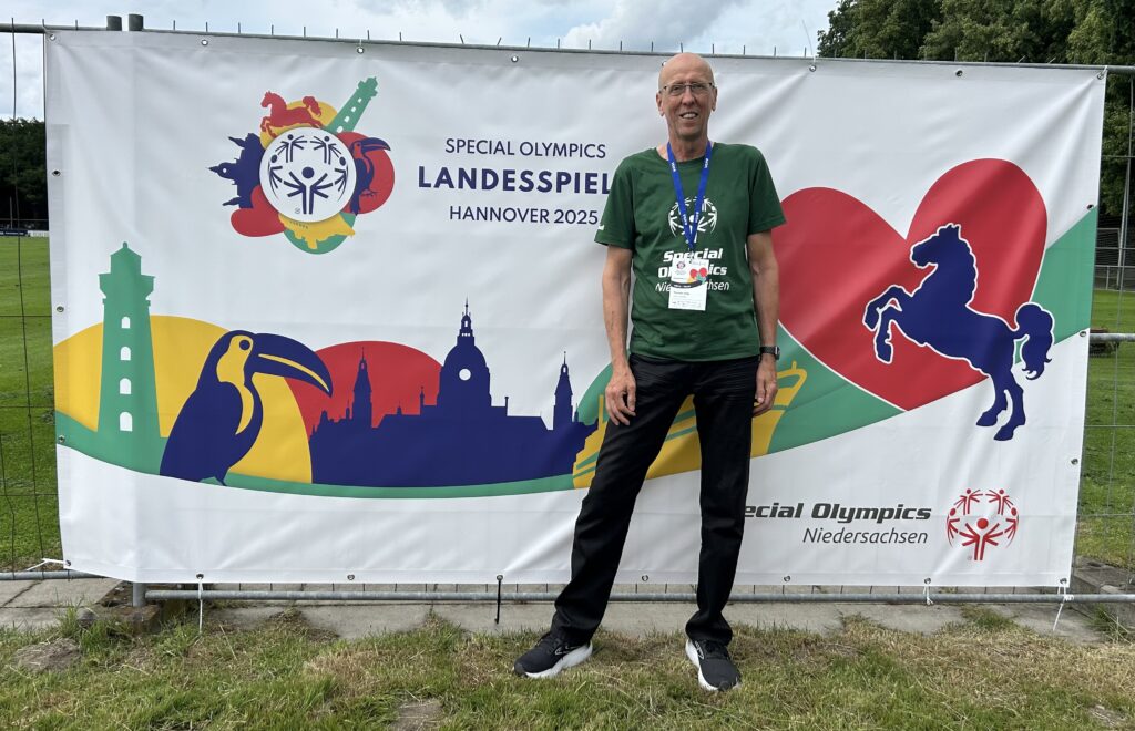 Lange als Kampfrichter bei den Special Olympics in Hannover