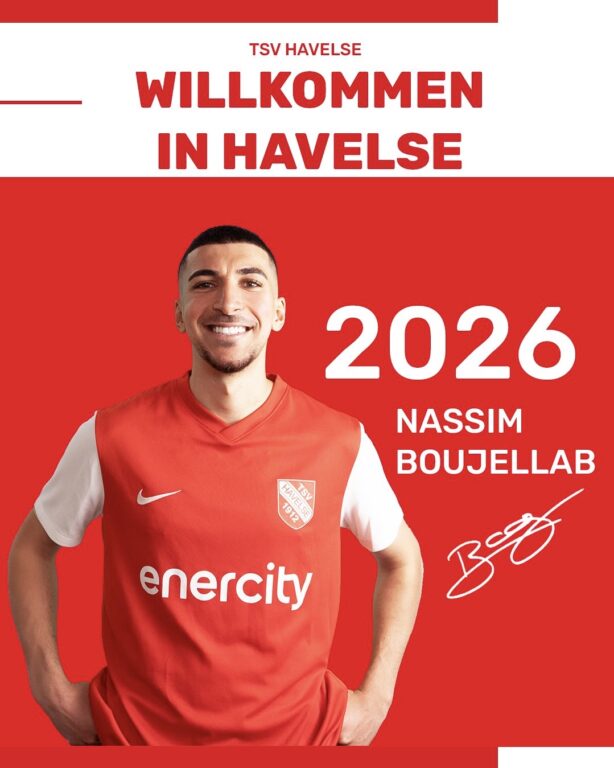Mittelfeldspieler Nassim Boujellab wechselt zum TSV Havelse