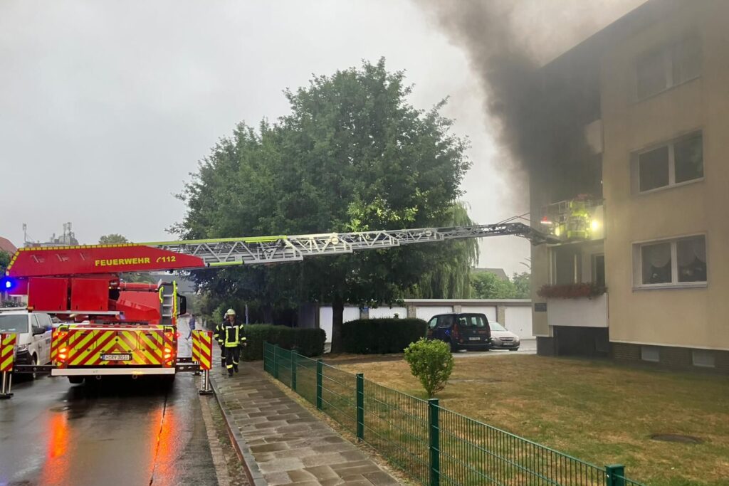 Feuer in der Böckeriethe