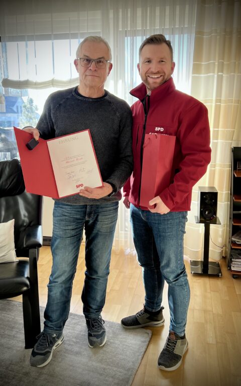 50-jährige Mitgliedschaft in der SPD