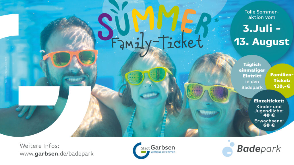 Badepark bietet wieder Summer-Family-Ticket an