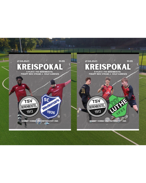 Pokal-Doppelpack am Mittwoch!