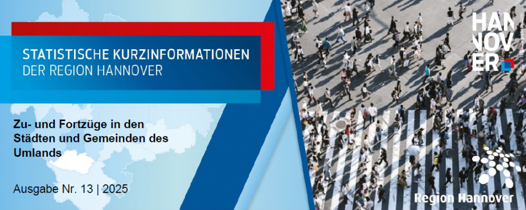 Wanderungsplus: Region Hannover verzeichnet mehr Zu- als Fortzüge