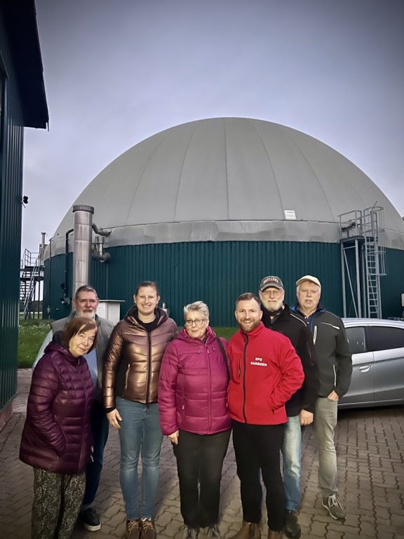 SPD Osterwald/Heitlingen besichtigt Biogasanlage in Heitlingen