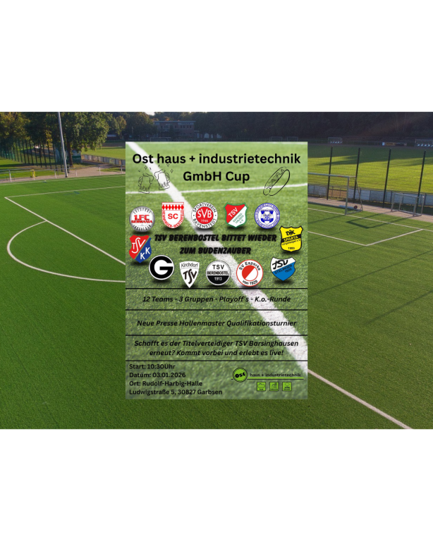 Ost haus + Industrietechnik GmbH Cup 2026