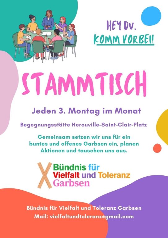 Bündnis für Vielfalt und Toleranz zieht positives Fazit und lädt erneut zum Stammtisch ein