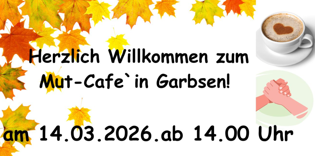 Das Mut Cafe im März in Garbsen mit einem Vortrag