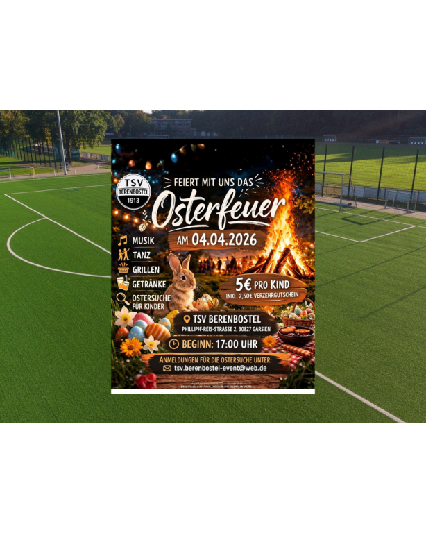 Osterfeuer 2026 beim TSV
