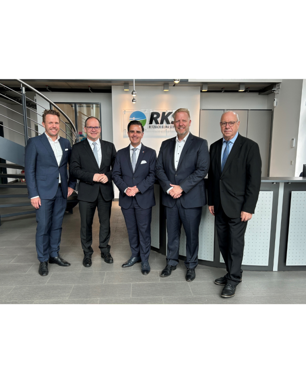 Wirtschaftsminister und Bürgermeister besuchen Familienunternehmen RKS