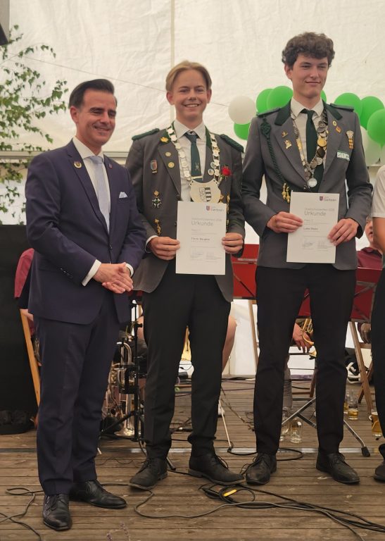 Oberender Timm Reupke ist zum 2. Mal Stadtjugendkönig