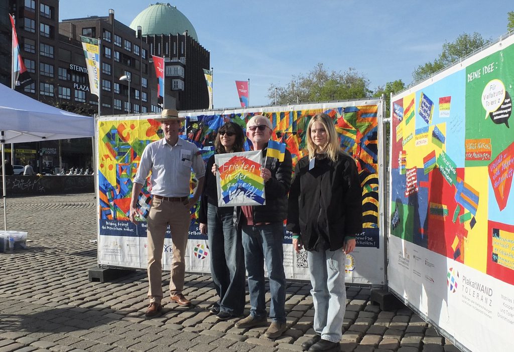Die »PlakatWAND Toleranz« ist beim Entdeckertag