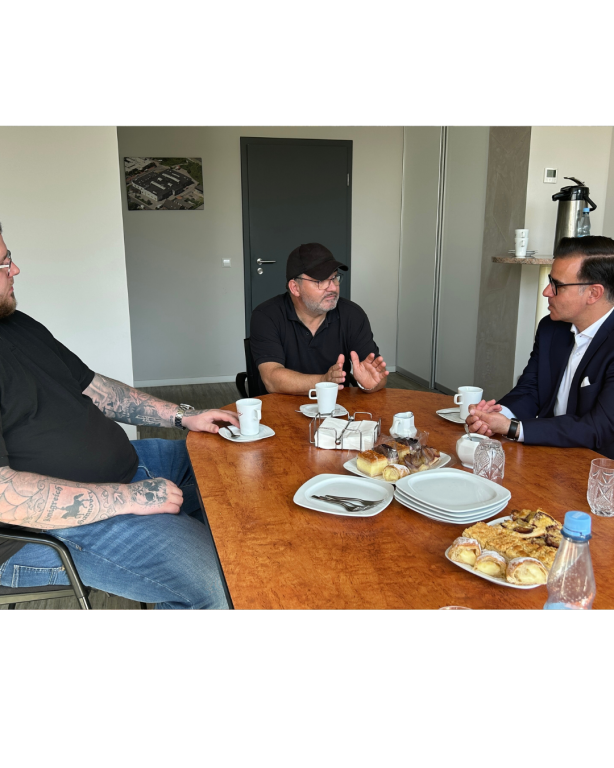 Bürgermeister besucht Bäckerei Raute